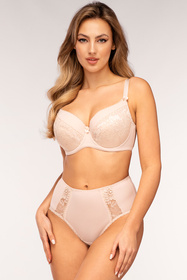 Biustonosz usztywniany Unikat Inga beż 