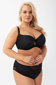 Gorsenia K962 Erato biustonosz miękki na fiszbinach czarny