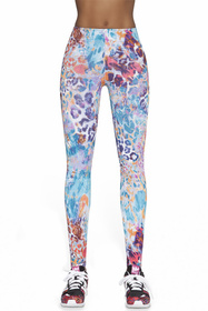 Bas Bleu Caty 90 Legginsy fitness, multicolor