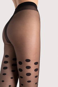 Wyrób pończoszniczy rajstopy Fiore Natalie 15 DEN G6082 black