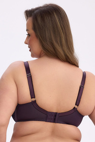 Gaia 1342M Evelyn Maxi biustonosz półusztywniany koronkowy różowy