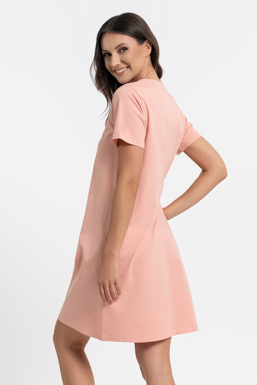 Moraj PDK2800-005 koszula nocna bawełniana krótki rękaw pink