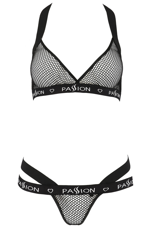 Komplet biustonosz + stringi Passion Arin set black