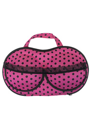 Podróżne etui na biustonosze z akcesoriami Kontri E1002 ciemnoróżowy