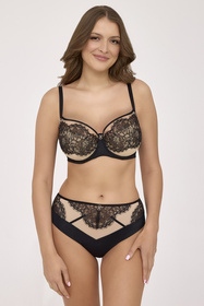 Ava 2229/B brazyliany o wysokim stanie, komfortowy krój black