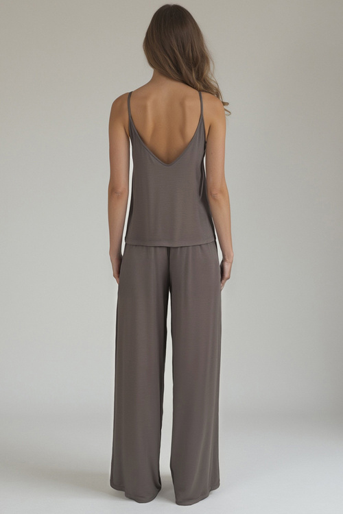 Komplet top + spodnie Vivisence 2046 szary