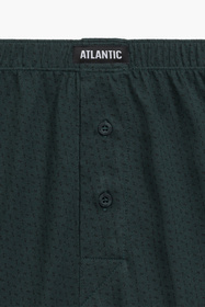 Bokserki Atlantic 2MBX-059 2-pak czarny/szmaragdowy
