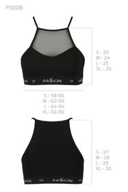 Passion PS006 Biustonosz sportowy, black