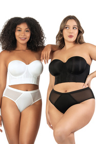 Półgorset Parfait P50116 Elissa Pearl White