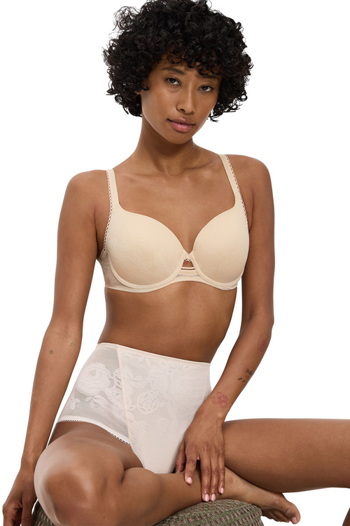Biustonosz usztywniany Triumph 10205990 Wild Rose Sensation WP 00NZ-nude beige 