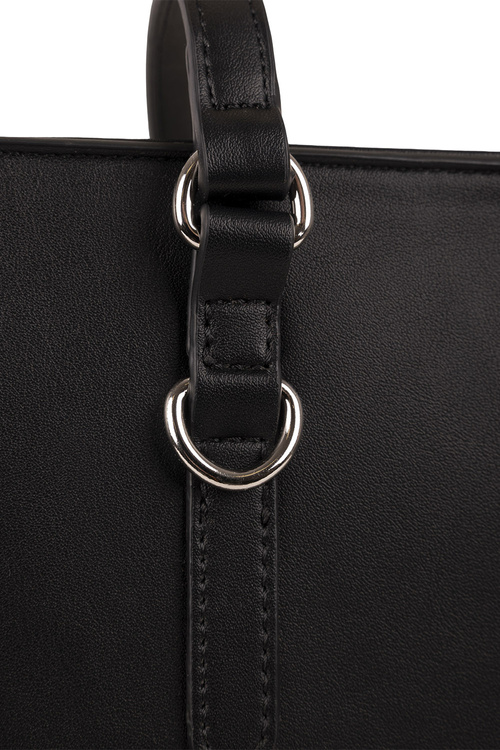 Vivisence T0017 torebka na ramię z zamkiem black