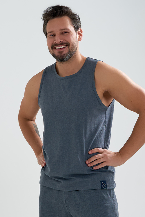 Moraj koszulka bez rękawów Regular Fit navy