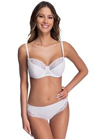 Biustonosz półusztywniany Ava 2110 Azalea Maxi white
