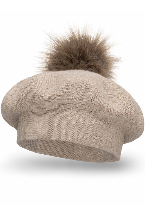 Vivisence 7035 Nakrycie głowy beret, beżowy