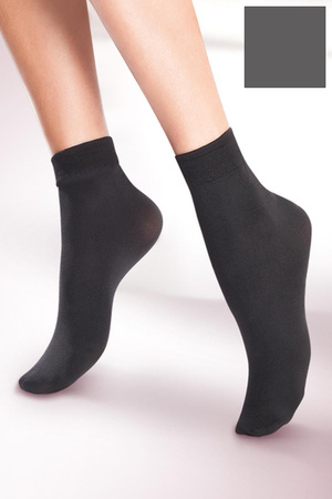 Gabriella Microfibre Code 601 Wyrób pończoszniczy skarpetki, smoky