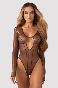 Body sexy Obsessive Soranna long-sleeved teddy black