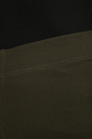 Vivisence 9106 legginsy prążkowane z bawełny zielony