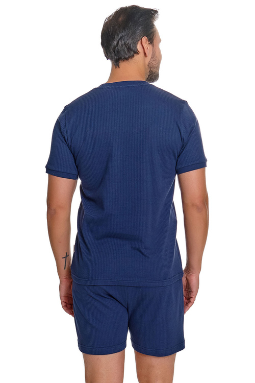 Doctor Nap PMB.7413 piżama męska krótki rękaw cosmos