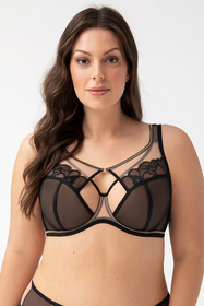 Biustonosz miękki Gorsenia K758 Saanvi czarny