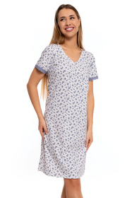 Moraj PDK2900-015 MAXI koszula nocna z dekoltem w serek patt 1-biały