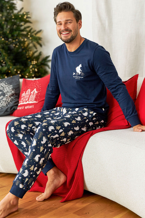 Piżama Doctor Nap PMB.5263 navy blue