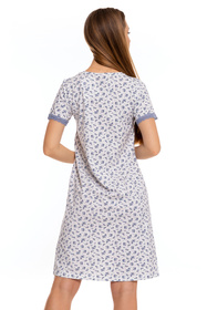 Moraj PDK2600-008 koszula nocna z dekoltem w serek patt 1-biały