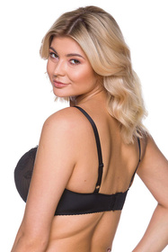 Lupo 148 Biustonosz miękki, czarny