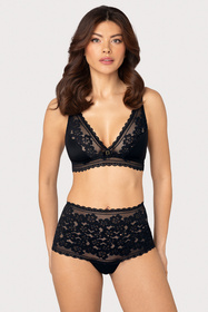 Biustonosz braletka Róża Gizela czarny