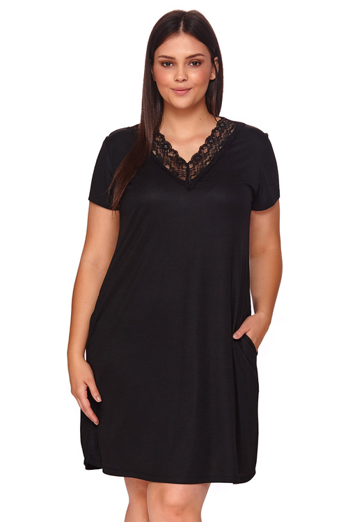 Doctor Nap TW.9947 Nocna koszula, black