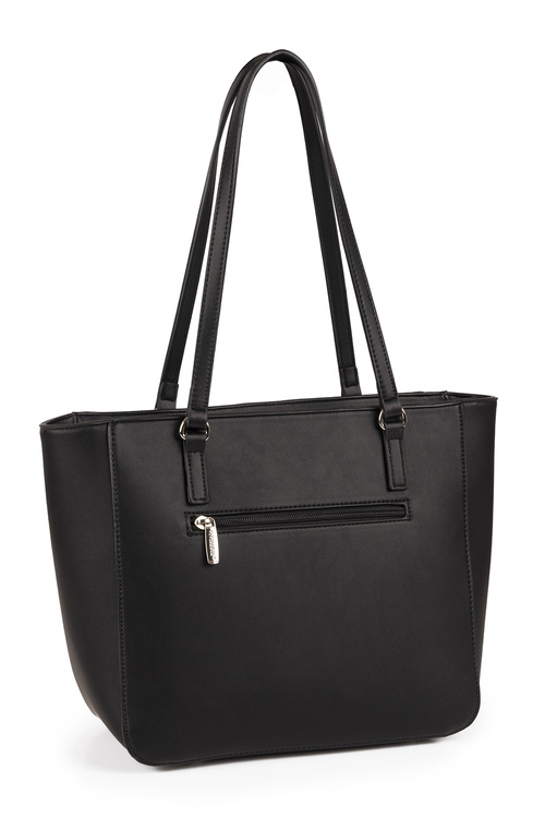 Vivisence T0017 torebka na ramię z zamkiem black