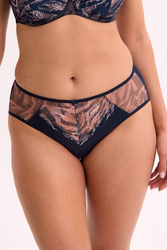 Figi Gaia 1329P Sienna granatowo-różowy