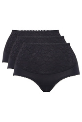 Figi modelujące Mitex Ala Maxi 3-pak czarny