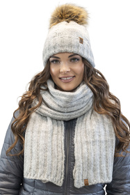 Szalik Vivisence 7105 jasnoszary 