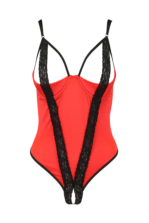 Body sexy Passion Femmina body red