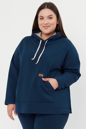 Bluza nierozpinana Italian Fashion Lagos dł.r. jeans