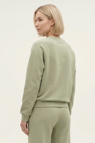 Vivisence 9004 bluza nierozpinana z okrągłym dekoltem oliwkowy