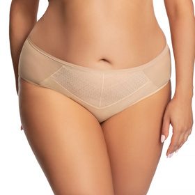 Gorsenia K682 Christina Majtki brazyliany, beżowy