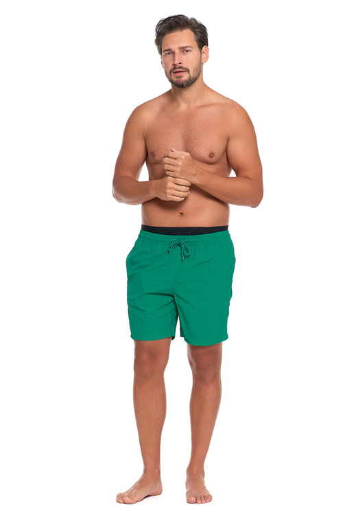 Moraj KSZ2400-002 szorty kąpielowe z kieszenią na zamek green