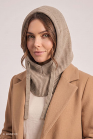 Vivisence 70131 kaptur balaclava, beżowy