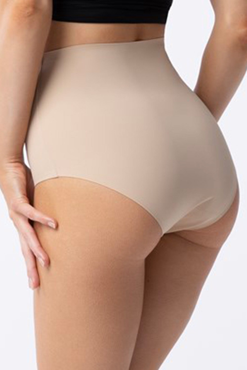 Majtki wysokie figi Julimex Amber Maxi High beżowy 