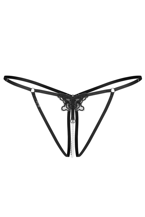 Obsessive Selisme stringi otwarte z paseczkami black