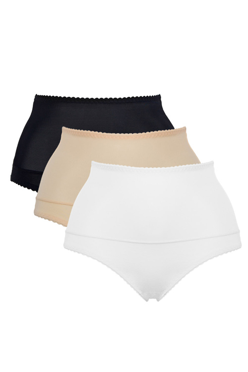 Figi modelujące Mitex Iga Maxi 3-pak czarny/biały/beż