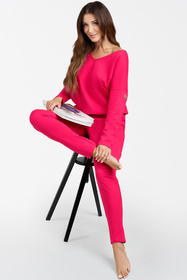 Dres homewear Italian Fashion Karina dł.r. dł.sp. fuksja