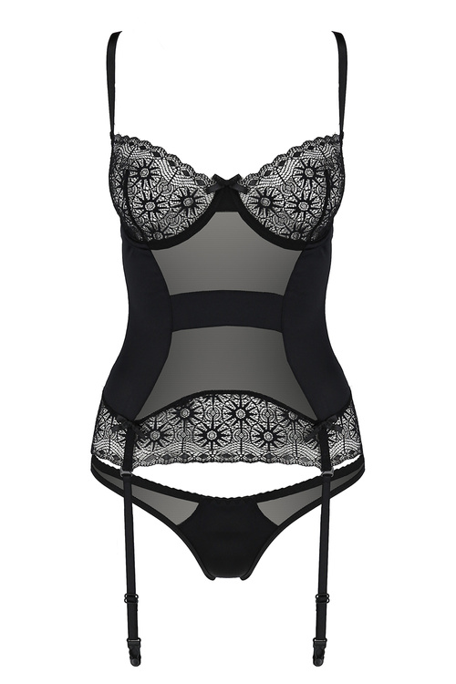 Gorset sexy Avanua Hanan corset black