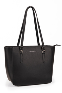 Vivisence T0017 torebka na ramię z zamkiem black