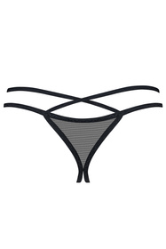 Obsessive Vila Blanes stringi otwarte z haftem multicolor