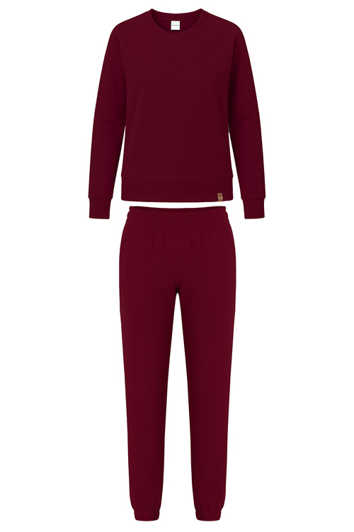 Komplet bluza+spodnie Vivisence 9204kmpl bordowy