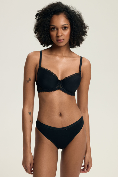 Biustonosz push-up Henderson Julietta 23444 czarny