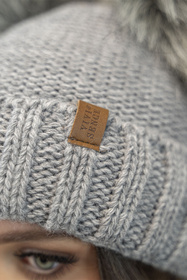 Komplet czapka+komin+rękawiczki Vivisence 70106 Kmpl+R jasnoszary