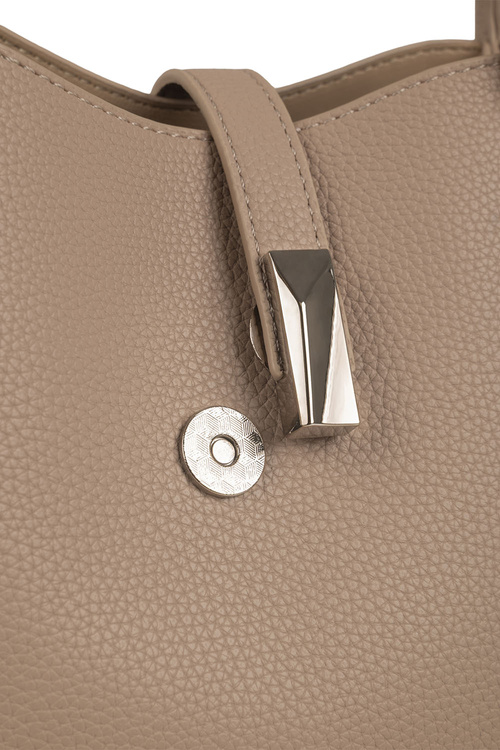 Vivisence T0021 torebka na ramię z klapką na magnes beige